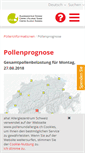 Mobile Screenshot of pollenundallergie.ch